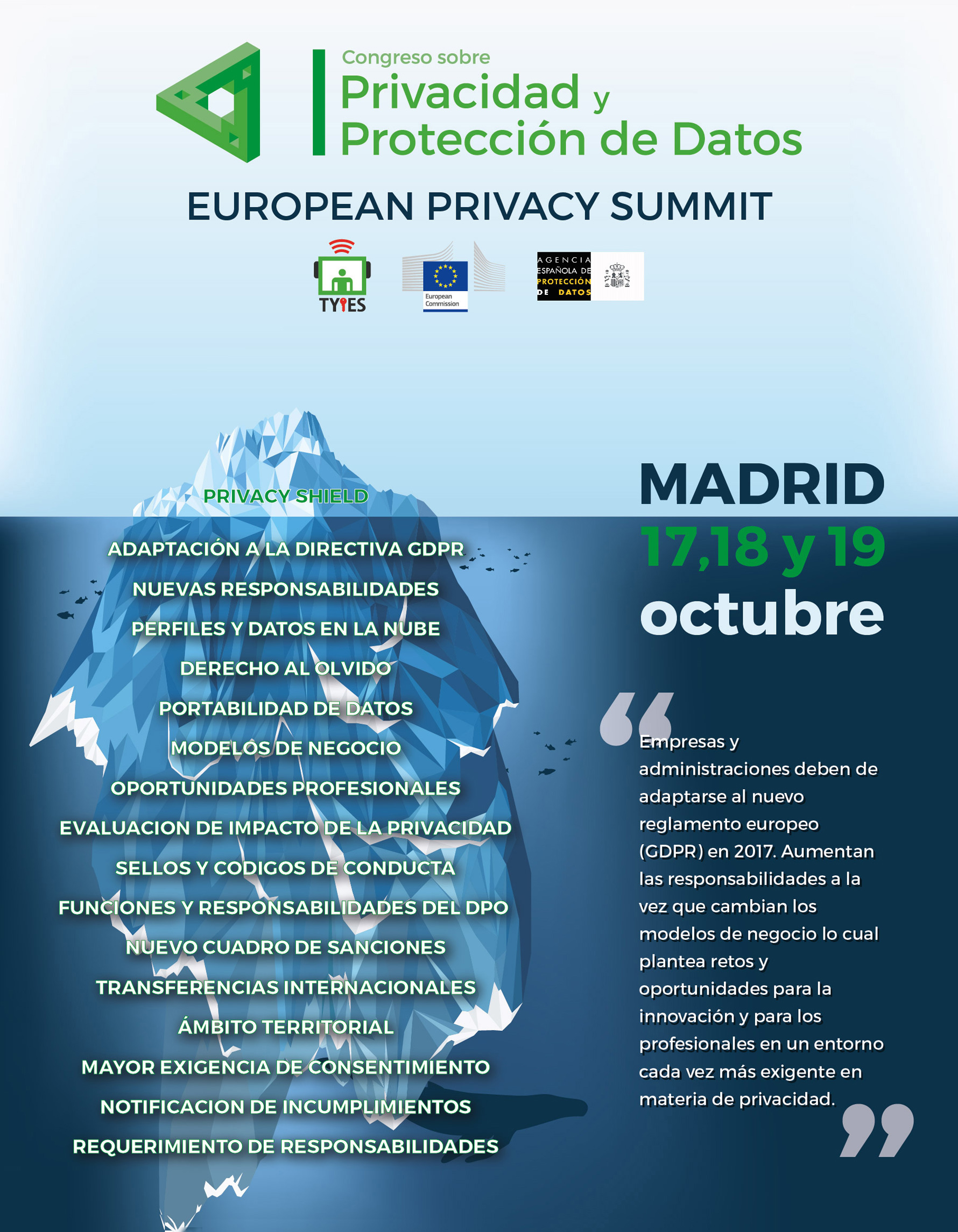 I Congreso sobre Privacidad y Protección de Datos