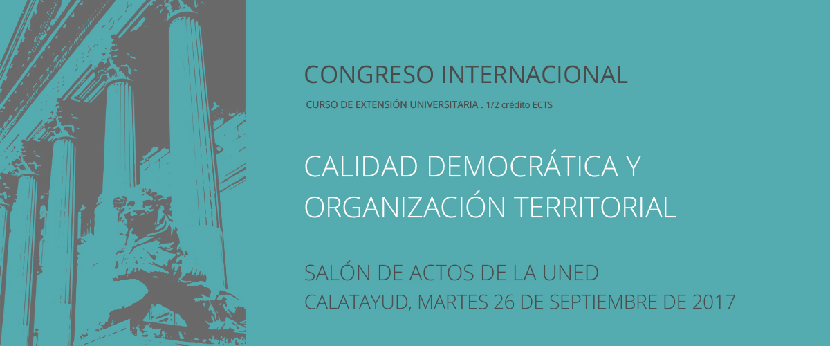 Calidad Democrática y Organización Territorial