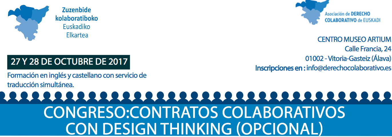 Congreso Asociación de Derecho Colaborativo de Euskadi 2017: Contratos colaborativos