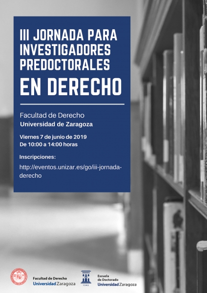 III Jornada para investigadores predoctorales en Derecho