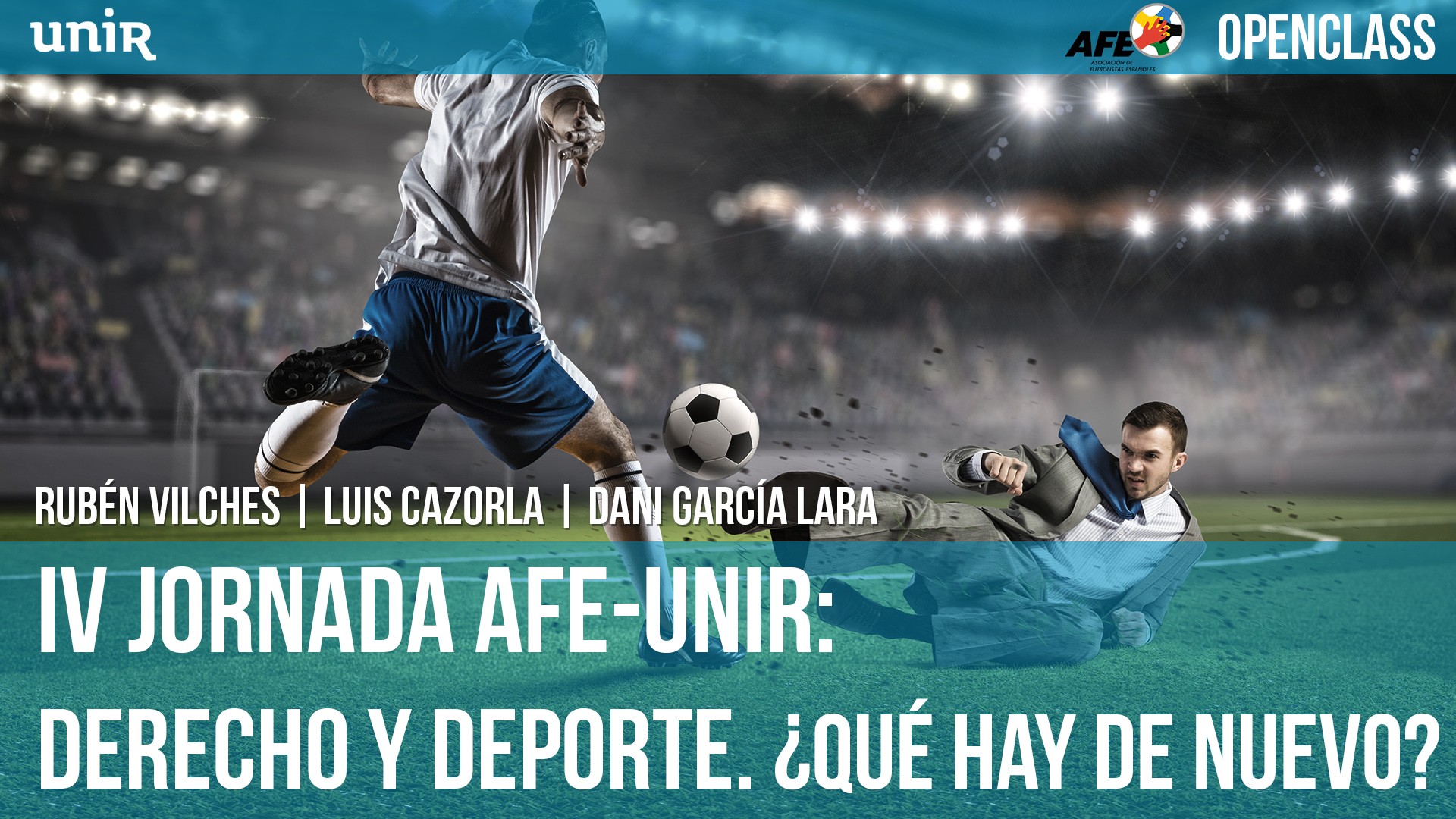 IV Jornada AFE-UNIR: Derecho y Deporte: ¿Qué hay de nuevo?