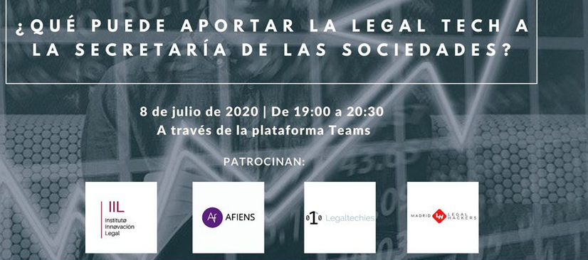 ¿Qué puede aportar la legal tech a la secretaría de las sociedades?