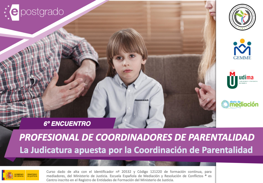 La judicatura apuesta por la coordinación de parentalidad