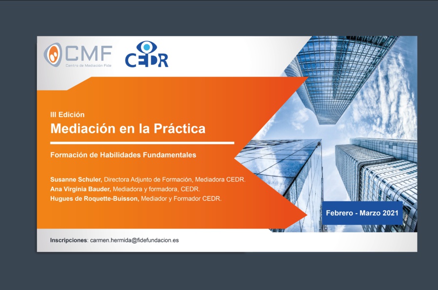 III Edición Mediación en la Práctica. Formación de Habilidades Fundamentales 