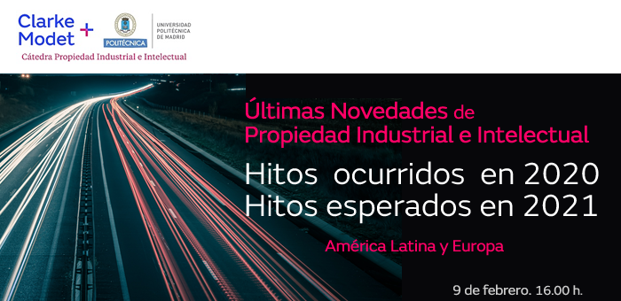 Últimas novedades de Propiedad Industrial e Intelectual - Hitos ocurridos en 2020 - Hitos esperados en 2021