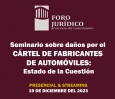 Seminario sobre cártel de fabricantes de automóviles. Estado de la cuestión