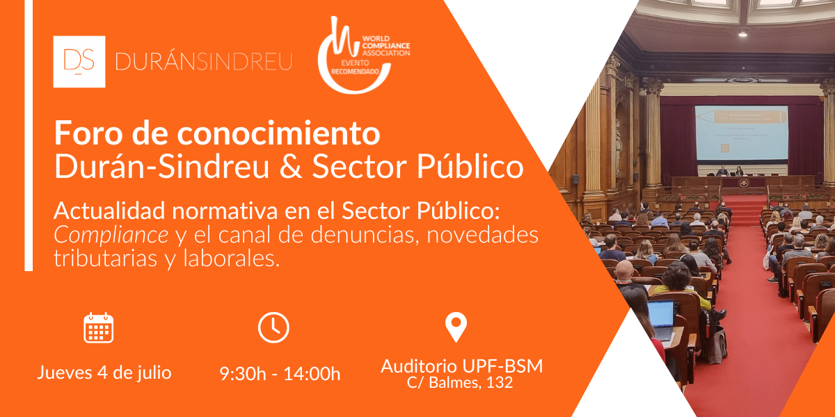 Foro de Conocimiento Durán-Sindreu & Sector Público