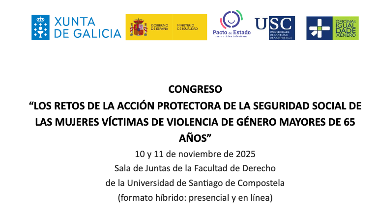Congreso Los retos de la acción protectora de la Seguridad Social de las mujeres víctimas de violencia de género mayores de 65 años