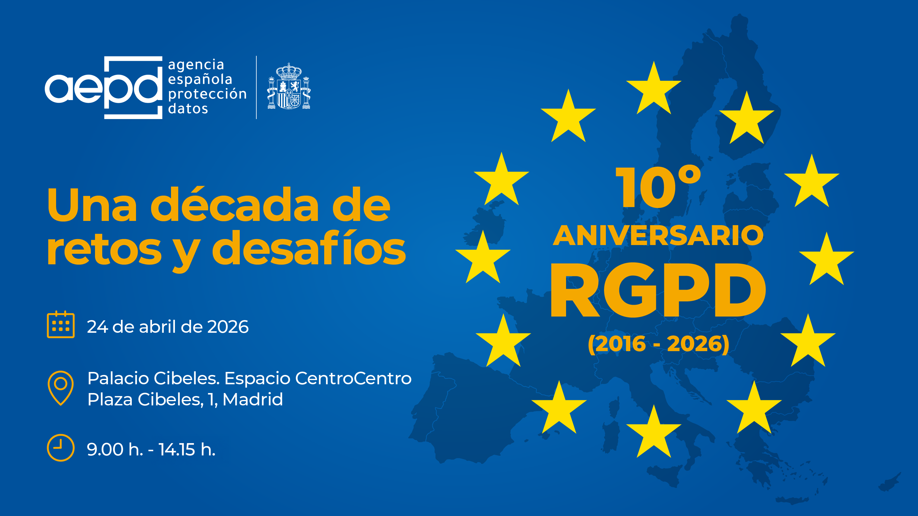 10&ordm; Aniversario RGPD: Una d&eacute;cada de retos y desaf&iacute;os